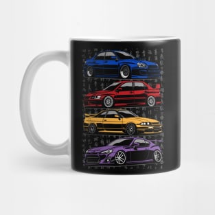 sti, evo, skyline and gt86 Mug